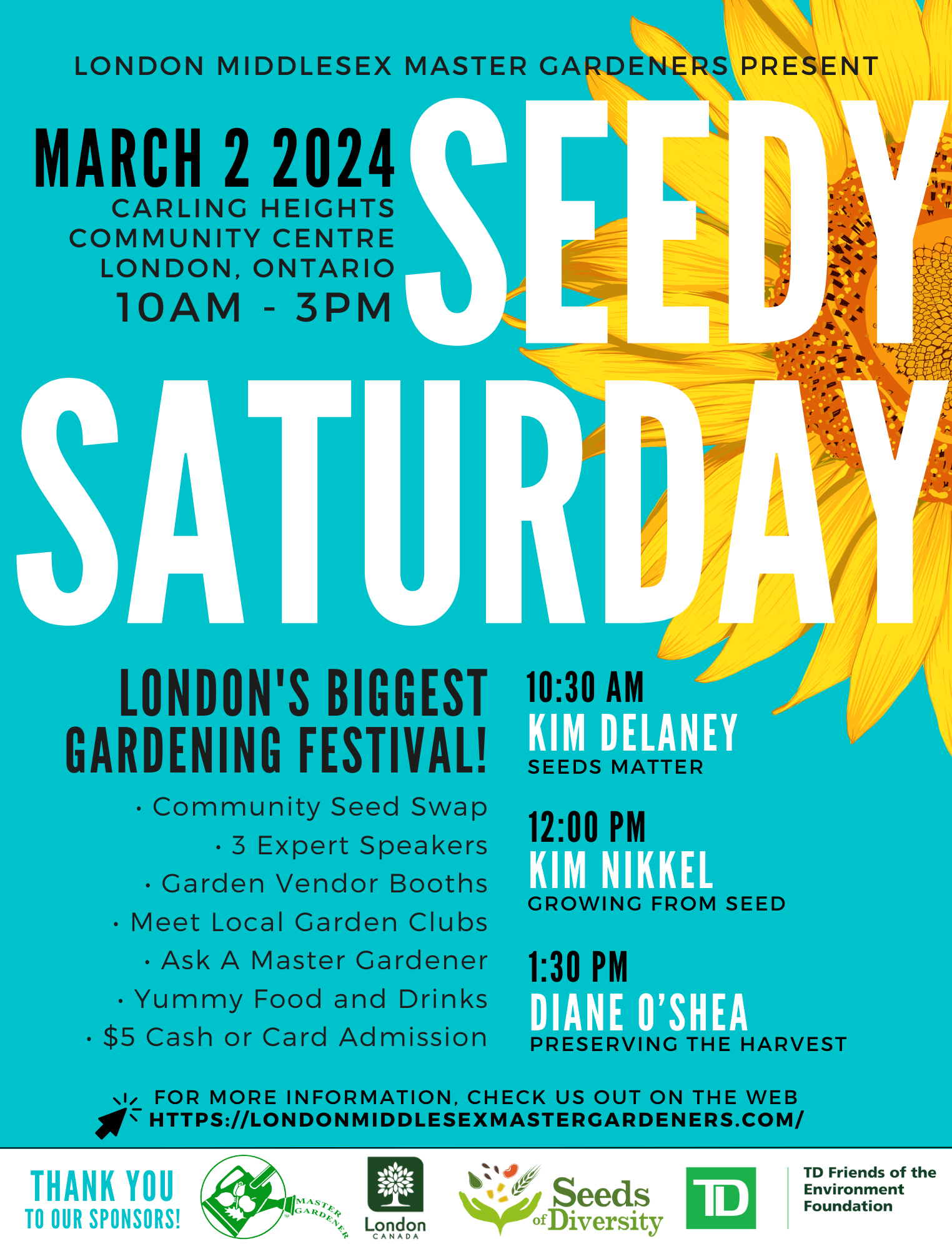 Seedy Saturday 2024 Quesnelle Nessy Adelaida