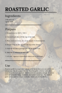 Roasted Garlic Recipe 